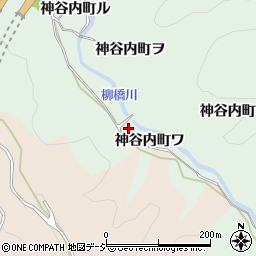 石川県金沢市神谷内町ワ周辺の地図