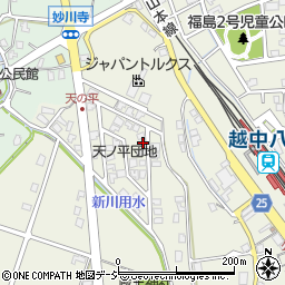 富山県富山市八尾町福島95周辺の地図
