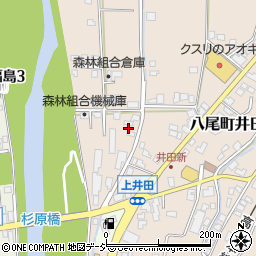 富山県富山市八尾町井田1181周辺の地図