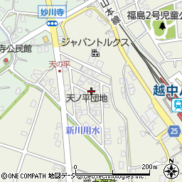 富山県富山市八尾町福島84周辺の地図