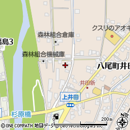 富山県富山市八尾町井田1172周辺の地図