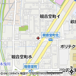 石川県金沢市観音堂町ロ153周辺の地図