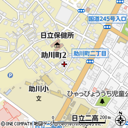茨城県日立市助川町2丁目7周辺の地図