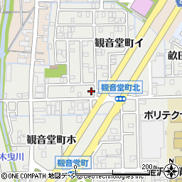 石川県金沢市観音堂町ロ154周辺の地図