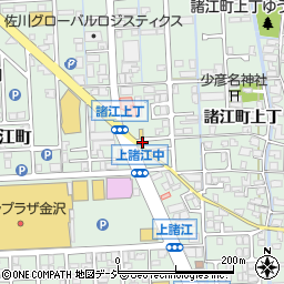 金沢市企業局諸江町整圧所周辺の地図