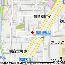 石川県金沢市観音堂町ロ155周辺の地図