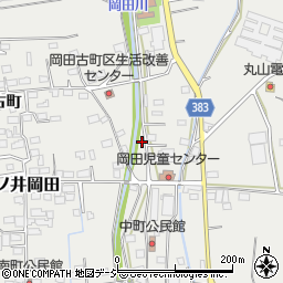 長野県長野市篠ノ井岡田1823-5周辺の地図