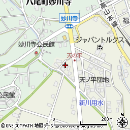 富山県富山市八尾町福島68周辺の地図