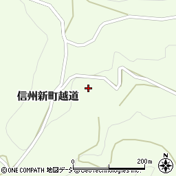 長野県長野市信州新町越道393周辺の地図