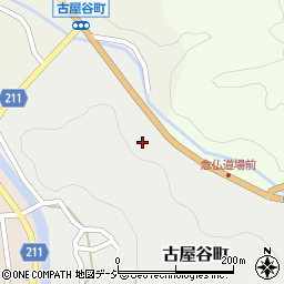 石川県金沢市古屋谷町甲29周辺の地図