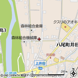 富山県富山市八尾町井田412周辺の地図