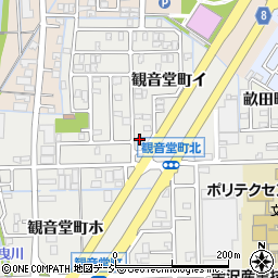 石川県金沢市観音堂町ロ92周辺の地図