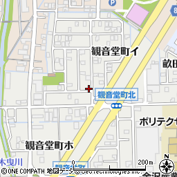石川県金沢市観音堂町ロ114-1周辺の地図