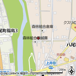富山県富山市八尾町井田408周辺の地図