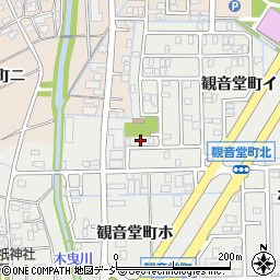 石川県金沢市観音堂町ロ169周辺の地図