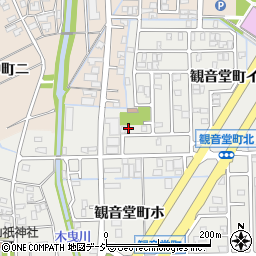 石川県金沢市観音堂町ロ168周辺の地図