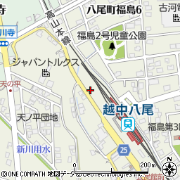 富山県富山市八尾町福島402-1周辺の地図