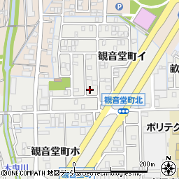 石川県金沢市観音堂町ロ116周辺の地図