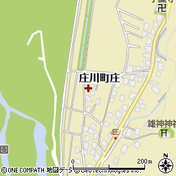 富山県砺波市庄川町庄周辺の地図