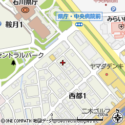 北陸商事株式会社　金沢営業所周辺の地図