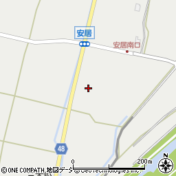 富山県南砺市安居437周辺の地図