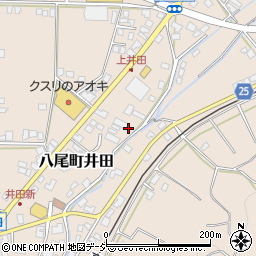 富山県富山市八尾町井田14481周辺の地図