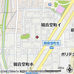 石川県金沢市観音堂町ロ117周辺の地図