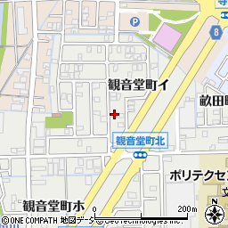 石川県金沢市観音堂町ロ97周辺の地図
