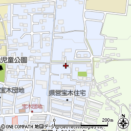 栃木県宇都宮市宝木町2丁目1033周辺の地図