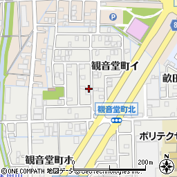 石川県金沢市観音堂町ロ111周辺の地図