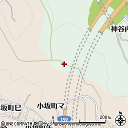 神谷内トンネル周辺の地図