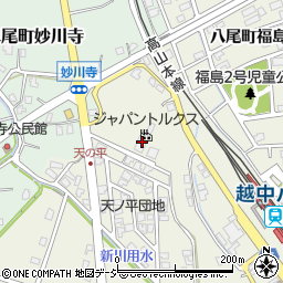 富山県富山市八尾町福島163周辺の地図
