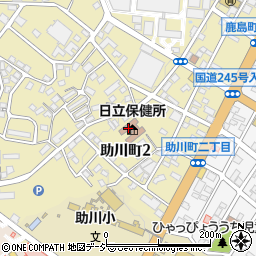 茨城県日立保健所周辺の地図
