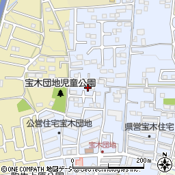 栃木県宇都宮市宝木町2丁目1029-10周辺の地図