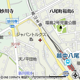 富山県富山市八尾町福島142周辺の地図