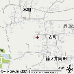 長野県長野市篠ノ井岡田1706周辺の地図