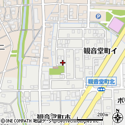 石川県金沢市観音堂町ロ174周辺の地図