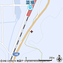 長野県大町市平簗場22117周辺の地図