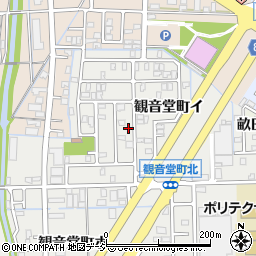 石川県金沢市観音堂町ロ109周辺の地図