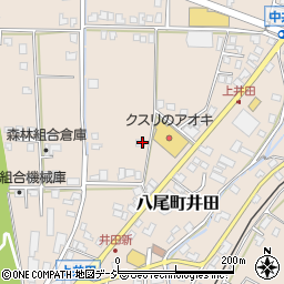 富山県富山市八尾町井田423周辺の地図