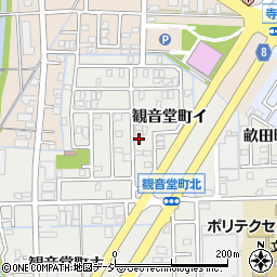 石川県金沢市観音堂町ロ100周辺の地図