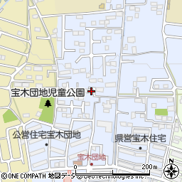 栃木県宇都宮市宝木町2丁目1051-6周辺の地図