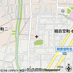 石川県金沢市観音堂町ロ186周辺の地図