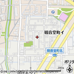 石川県金沢市観音堂町ロ128周辺の地図