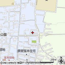栃木県宇都宮市宝木町2丁目1042周辺の地図