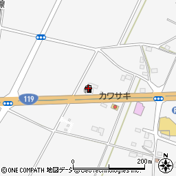 ＥＮＥＯＳ下川俣ＳＳ周辺の地図