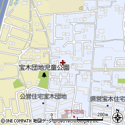 栃木県宇都宮市宝木町2丁目1051周辺の地図
