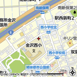 石川県金沢市駅西新町周辺の地図