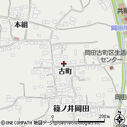 長野県長野市篠ノ井岡田1787周辺の地図