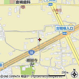 長野県長野市小島田町1127周辺の地図
